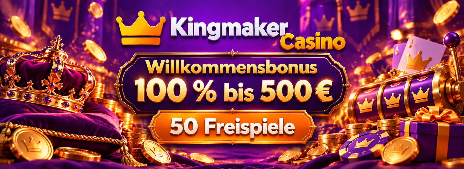 500 € + 50 Freispiele